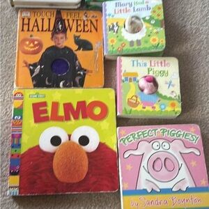 Elmo and Friends Kids Board Book Set